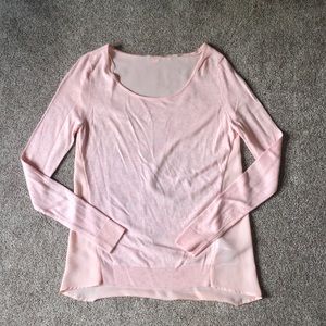 Guess Pink Long Sleeve Top